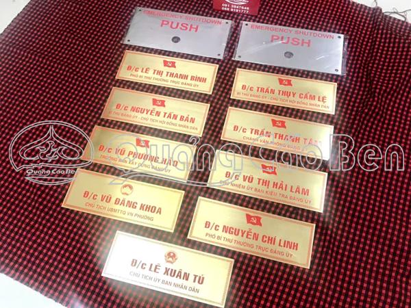 Bảng ăn mòn khắc kim loại 13